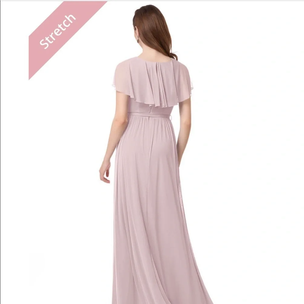 NWT Azazie - Dusty Mauve - Size 4 - Picture 5 of 5